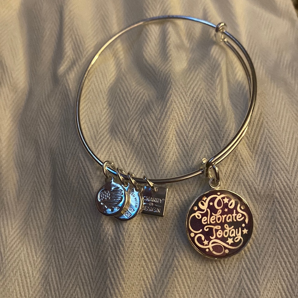 Celebrate Today silver alex and ani bracelet